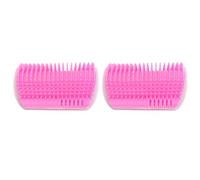 Peluquero para Gatos, Más Suave, para Esquinas de Gatos, con Hierba Gatera, Peine de Masaje para Esquinas, Rascador de Esquinas, Cepillo para el Cuidado de Mascotas, Peine, (PINK)
