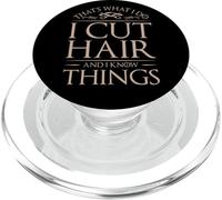 Peluquero Peluquero Corto El Pelo Y Sé Cosas PopSockets PopGrip para MagSafe