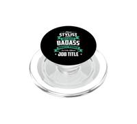 Peluquero Porque rudo Milagro Trabajador Peluquero PopSockets PopGrip para MagSafe