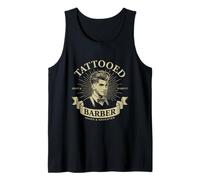 Peluquero Tatuado Estilo Clásico Barbería Vintage Camiseta sin Mangas