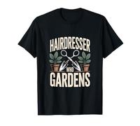 Peluquero Who Gardens Funny Hairstylist Garden Camiseta