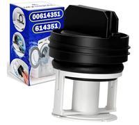 Pelusas Filtro Lavadora 74 x Ø 52 mm con Código Original 00614351 614351 para Bosch para Balay para Constructa para Siemens para Neff - Garantía de 10 Años - MONTERAL