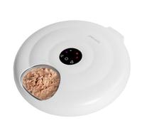 Peluvio Nube Comedero Automatico Comida Humeda Gato, con Enfriamiento, Control en App y Manual, WiFi, 6 Compartimentos De 150 ml, Bateria 4000 mAh, Bandeja INOX, Anti-Jam, Bloqueo Panel