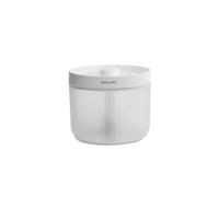 Peluvio Pond Fuente para Gatos 2,5 L, Bebedero Automático con Doble Filtración, 2 Filtros de Carbón Activo, Depósito Transparente, Apagado Automático por Bajo Nivel, Fácil de Limpiar, USB, 1,5 W