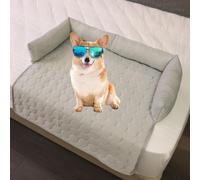 Pelzbarn Cooling Mat for Dog, Heatrelief Cooling Dog Bed, Non-Slip & Machine Washable Design,Summer Comfort Mat with Ice Silk Fabric, Machine Washable Design, for Small to Large Pets (Gray,Large)