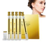 Pemarlis Juego de levantamiento InstaLift,Combinación de Hilo de Proteína Soluble Y Esencia de Nano Oro,Hilo de colágeno absorbible para estiramiento facial,Reduce las Arrugas