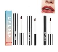 Pemarlis Lápiz labial extraíble, líneas de labios regordetas,Lápiz de contorno de labios extraíble,resistentes al agua, delineador de labios líquido, Peel Off Lip Liner 5 ml, 3pcs