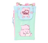 PEMBE THE PINK CAT - Monedero Portamóvil, Monedero Estándar, para Móvil, Cómodo y Versátil, Calidad y Resistencia, 19x10 cm