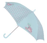 PEMBE THE PINK CAT - Paraguas Manual, 8 Paneles, Varillas Metálicas, Cómodo y Versátil, Calidad y Resistencia, 48 cm, Material Poliéster