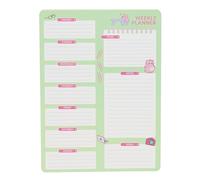 PEMBE THE PINK CAT - Planning Semanal, Ideal para Niños en Edad Escolar, Cómodo y Versátil, Calidad y Resistencia,