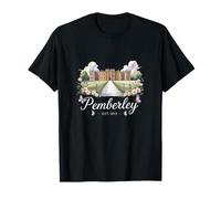Pemberley EST 1813 Vintage Orgullo y prejuicio Jane Austen Camiseta