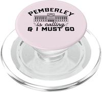PEMBERLEY está Llamando & Debo IR Orgullo Prejuicio Austen Meme PopSockets PopGrip para MagSafe