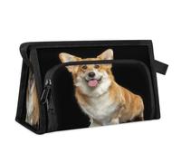Pembroke Dog Welsh Corgi - Bolsa de maquillaje de viaje para mujeres, hombres, niños, niñas, perros, bolsa de lavado multiusos, bolsa de aseo para cosméticos, artículos de tocador y ducha,