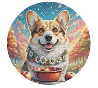 Pembroke Welsh Corgi 195 Piezas Rompecabezas Cartón Animales Formas Animalizadas Cute Pet Animals Puzzle Niños Hombres Niñas Mujeres Toda La Familia Educativo Portátil 195 PCS