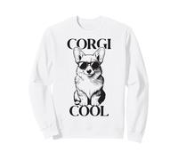 Pembroke Welsh Corgi con Gafas de Sol Sudadera