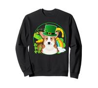 Pembroke Welsh Corgi Dog Lucky Charm Shamrock St Patricks Sudadera