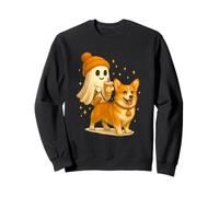 Pembroke Welsh Corgi Halloween Ghost Walking Dog Sudadera