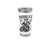 Pembroke Welsh Corgi moto amor fútbol fútbol DIGOR Vaso térmico de acero inoxidable de doble pared