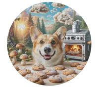 Pembroke Welsh Corgi Rompecabezas para Adultos Y Niños 195 Piezas Animales Cute Pet Animals Puzzle Niños Desafío para Aliviar El Estrés Antiestrés Juego Familiar Portátil 195 PCS
