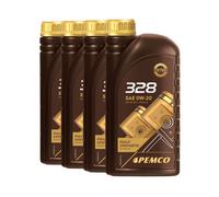 PEMCO 328 SAE 0W-20 Aceite De Motor ACEA C5, API SP RC, 4x1 Litro