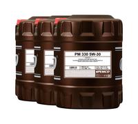 Pemco 330 5W-30 Aceite, Acea A3/B4, Api Sn / CH-4, BMW Longlife-98, 3x20 Litro