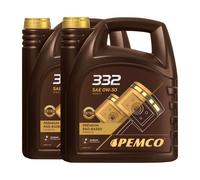 PEMCO 332 SAE 0W-30 Aceite De Motor VW 50400, BMW LL-12FE, 2x5 Litros