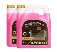 PEMCO 912 Anticongelante Refrigerante Listo Para Usar Rojo 2x5 L