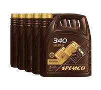 Pemco idrive 340 5W-40 Aceite, Acea A3/B4, Api Sn / CH-4, BMW LL-01, 5x4 Litro