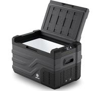 peme Nevera Compresor Portátil Eléctrica Refrigerador Coche Frigorífico para Camping Viaje Auto 12 24 v con Enchufe Silenciosa Portatil Congelador Frigorifico Camper Frigobar 26,8L - Quest