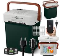 peme Nevera Portátil Eléctrica 12V 230V 22,9L Auto Termoeléctrica Viaje | Camping y Excursiones, Funcionamiento Silencioso, Frigorífico para Camper, Uso Diario