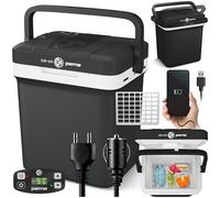 peme Nevera Portátil Eléctrica Termoeléctrica para Coche 230 V 22,9L | Uso de camping, Refrigeración durante viajes, Enchufe doméstico, Funcionamiento silencioso, Formato autocaravana