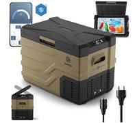 peme Quest 35,3L - Nevera con compresor, control por app, función de congelación & calefacción, alimentación 12V/24V & 100-240V - Ideal para camping, exterior & coche