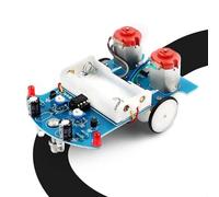 PEMENOL Kit de soldadura de bricolaje, construye tu propia línea inteligente de seguimiento de coche robot, proyecto de electrónica STEM para la escuela y el aprendizaje en casa, regalo de bricolaje