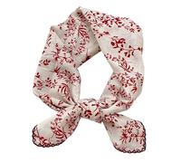 Pemilosci Bandana de algodón grande para mujer, 71,1 x 71,1 cm, S28-Little Leaf - Rojo, talla única