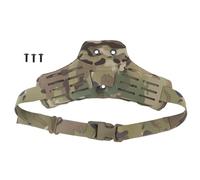 Peminkoo Adaptador de Funda Modular de Metal con Pierna táctica abatible, Kit de Sistema QLS, Funda de Airsoft para Caza Molle, Accesorios de Montaje A.RC R.TI Duty (CP)