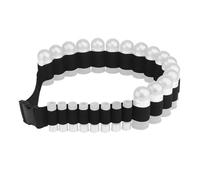 Peminkoo Bolsa táctica 16x 40 mm Bandolera para granadas 8X 2ga Bolsa para Cartuchos de Escopeta Equipo para Juegos de Guerra de Airsoft (Black)