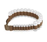 Peminkoo Bolsa táctica 16x 40 mm Bandolera para granadas 8X 2ga Bolsa para Cartuchos de Escopeta Equipo para Juegos de Guerra de Airsoft (Khaki)