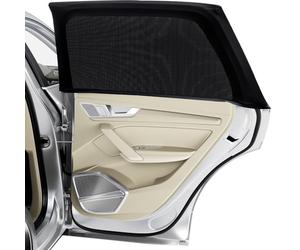 PEMOTech 2 Pcs Parasol Coche Lateral, Parasol Coche Bebe con Protección UV Fácil Instalación, Común a la Mayoría de los Coches (114 x 50cm)