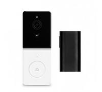 Pemsmart Cámara de timbre de video WiFi para interiores y exteriores, 1080p HD, alertas de detección de movimiento, seguridad del hogar, WDB-TY-B20-EN, WiFi de 2.4 GHz, impermeable IP65, visión