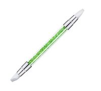 Pen a la pluma de arte de uñas - UV Builder Brush, Decoration Painting Stick | Instrumento de punteado de escultura de silicona, puntero de modelado de agarre de, herramienta de textura y piez