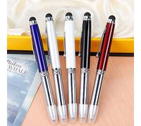 Pen - Bolígrafo LED 3 en 1, lápiz óptico, luz LED, bolígrafos de tinta alimentados por LED para escritura nocturna (1 unidad)