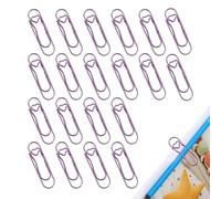 Pen Clips - 2.83x0.79 Inches Metal Pencil Clips - Stationery Accessory 20 Pieces, Metal Pencil ClipSs For Notebook For Planner Journal Diary Notebook School Classroom Travel Commuting Meeting Room