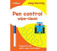 Pen Control Age 3-5 Wipe Clean Activity Book: Ideal for home learning (Collins Easy Learning Preschool)