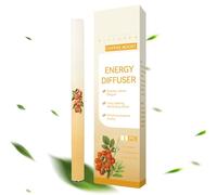 Pen de difusor de hierbas | Inhalador de aromaterapia de hoja de mullein, pluma de difusor pulmonar, refuerzo de respiración transparente, para viajar, trabajo, hogar, spa, yoga, meditación, aula
