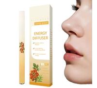 Pen de difusor: ingrediente natural de 4 ml de contenido, aumento de energía y del estrés, pluma de difusor pulmonar, barra de cuidado de limpieza diaria | Inhalador de mullein para traba