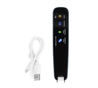 Pen de escaneo de traducción, admite 12 Idiomas traducción, documento de escaneo, Lectura de Puntos, conectividad WiFi, botón operación táctil (Azul)