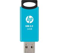Pen Drive HP 712w 64GB USB 3.2 Gen 1 Tipo A Azul, 120MB/s, Deslizable (HPFD712LB-A-64)