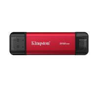 Pen Drive SSD Kingston Dual Portátil 512GB USB Tipo-C / USB-A 3.2 Rojo