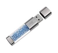 Pen Drive USB x64 GB 3.0 COOL Crystal Celeste