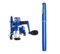 Pen Fishing Rod and Reel Combo - Retractable Small Fishing Rod | Non-Slip Portable Pole Gear, 39 Inch Pole, Portable Gear For Women Men Angler Dock Reservoir River Pond Lake Sea